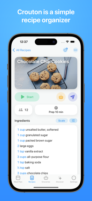 ‎Crouton: Recipe Manager Screenshot