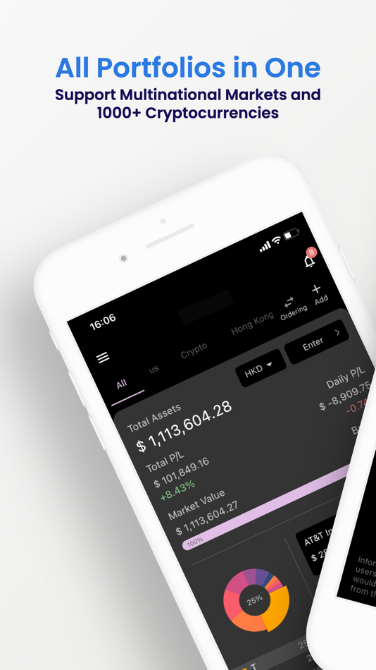 #1. Stocker - Stock&Crypto Manager (iOS) 由: Nani Studio Limited