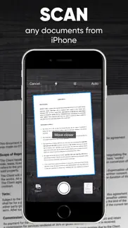 scanner app. scan pdf document iphone screenshot 1