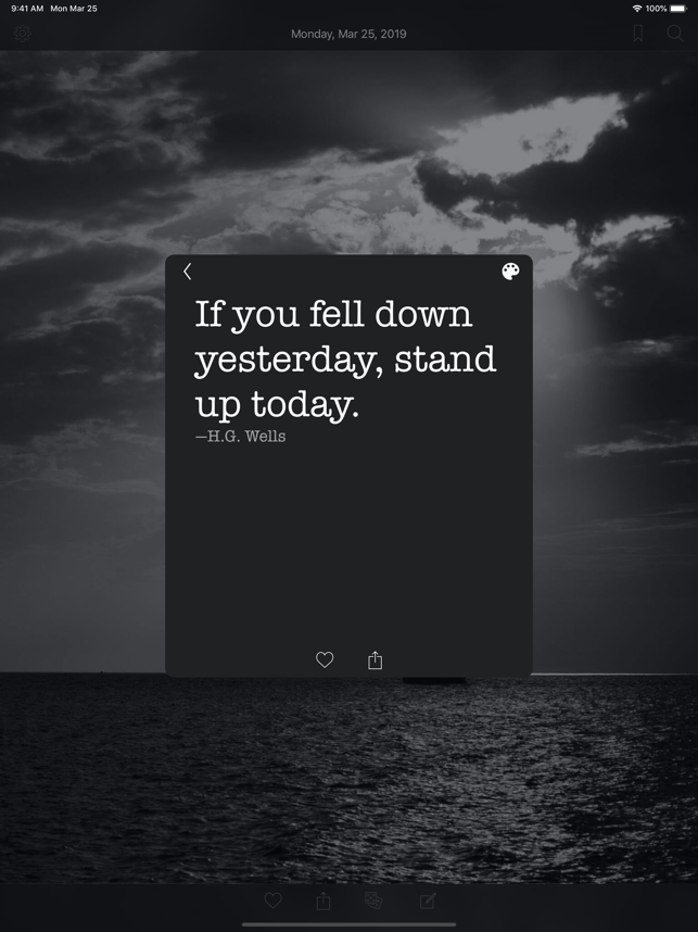 ‎Daily Quote - Positive quotes Screenshot