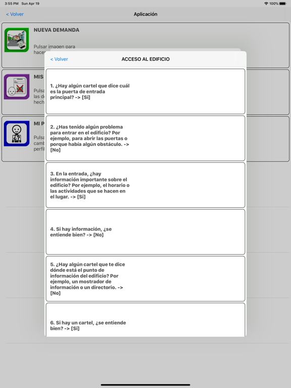 CEAccesibles iPad screenshot