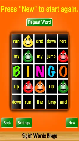 Game screenshot Sight Words Bingo hack