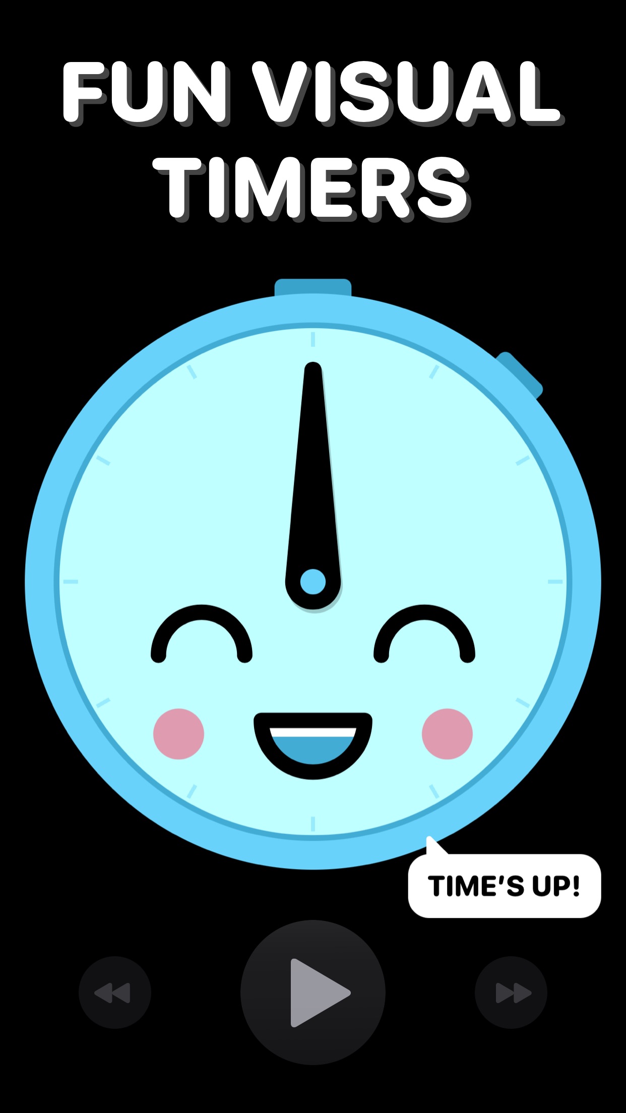 Screenshot do app Time’s Up! — Visual Timer