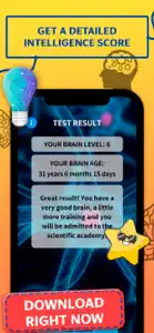 Brain Age Test - Mind Training screenshot #3 for iPhone