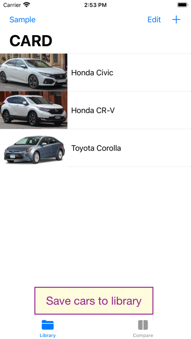 CARD (CarCard) Screenshot