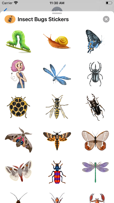 Screenshot #3 pour Insect Bugs Stickers