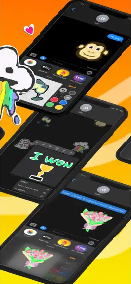 Game screenshot Draw Stickers for iMessage Now apk