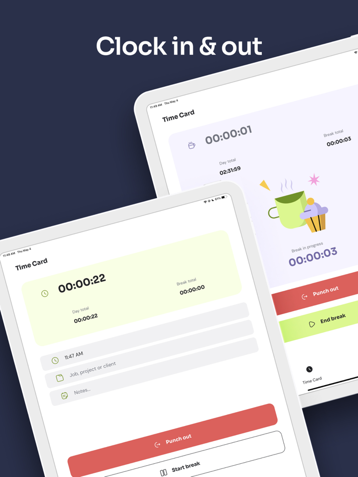 Hours Tracker Work Timesheets
