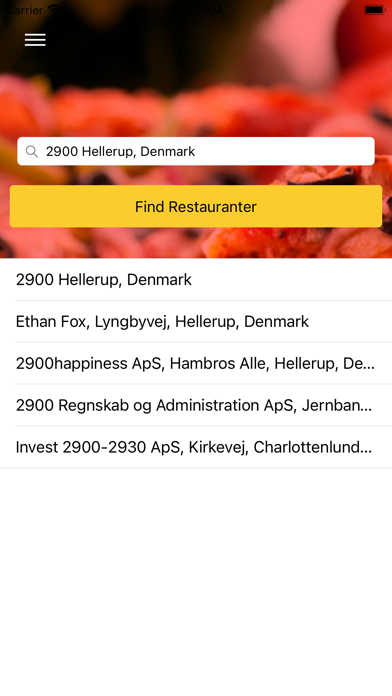 EatOnline Screenshot
