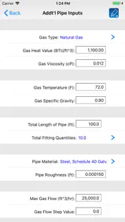 hvac pipe sizer - gas low iphone screenshot 3