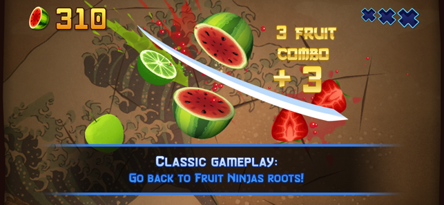 ‎Fruit Ninja Classic Screenshot