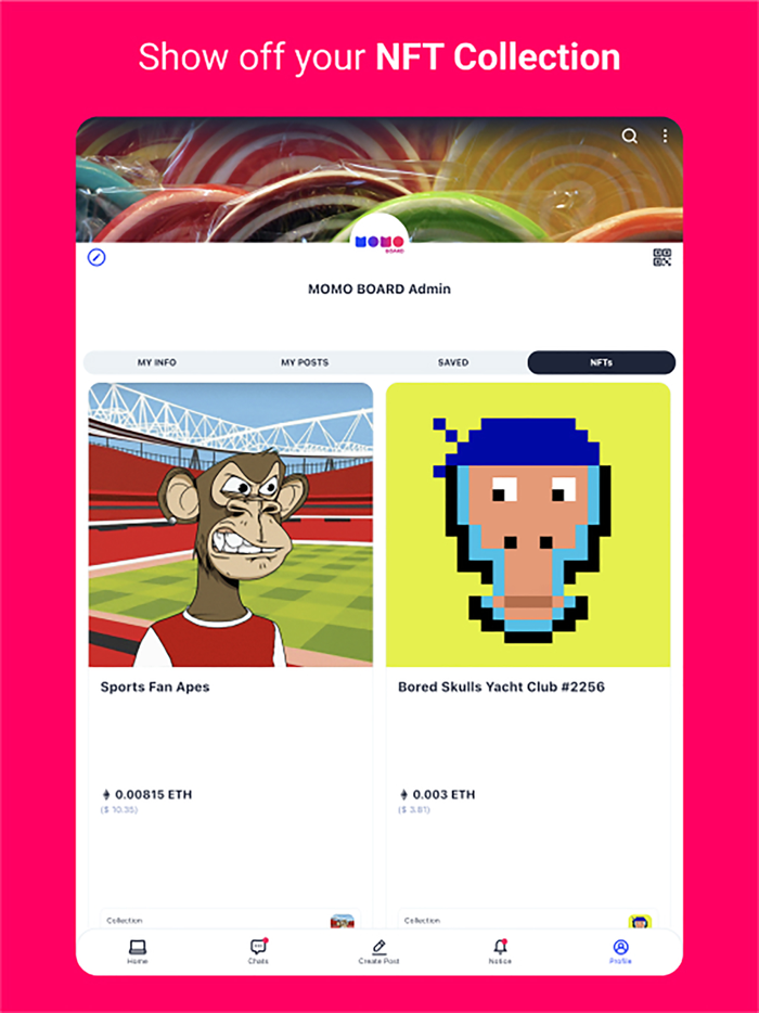 MOMO BOARD Community and Chat