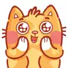 Cat stickers for iMessage! delete, cancel