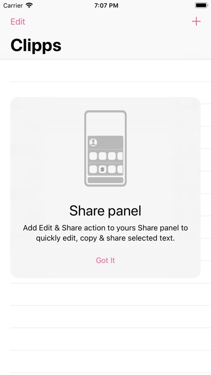 Clippy - copy, edit & share