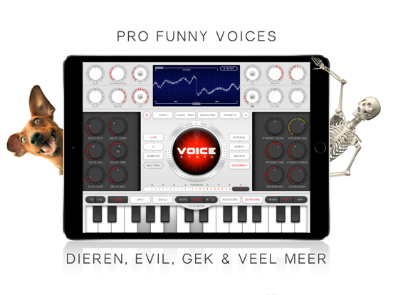 Voice Synth iPad app afbeelding 7