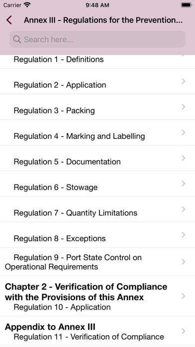 MARPOL Consolidated Screenshot