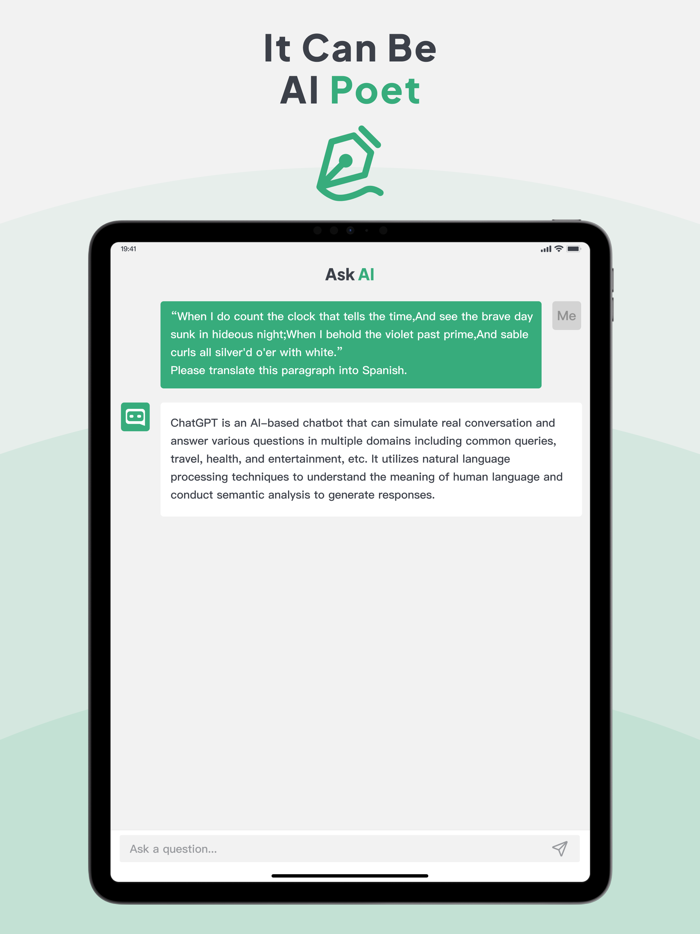 Ask AI - Chat with AI bot