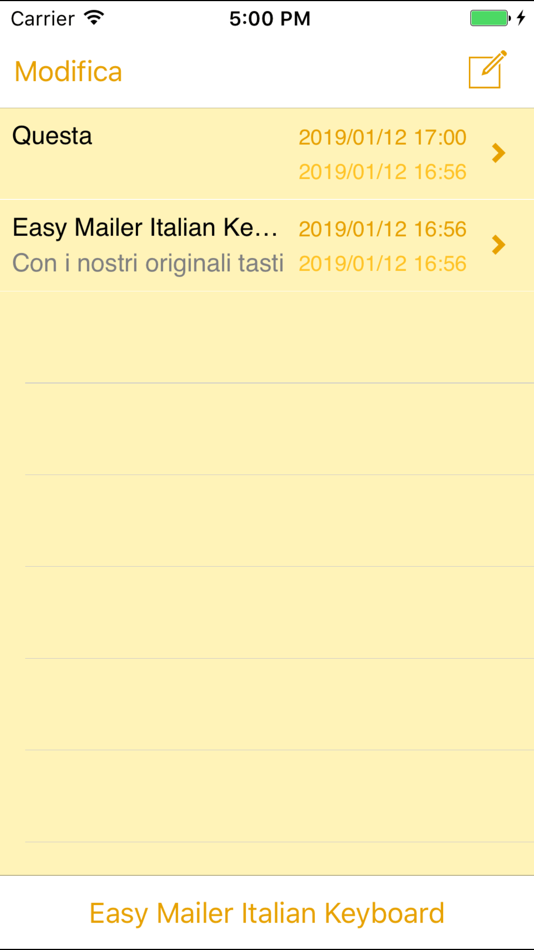 #2. Easy Mailer Italian Keyboard (iOS) 由: 4us