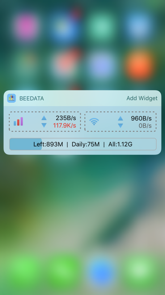 BeeData Widget - Data Monitor - 2.1.1 - (iOS)