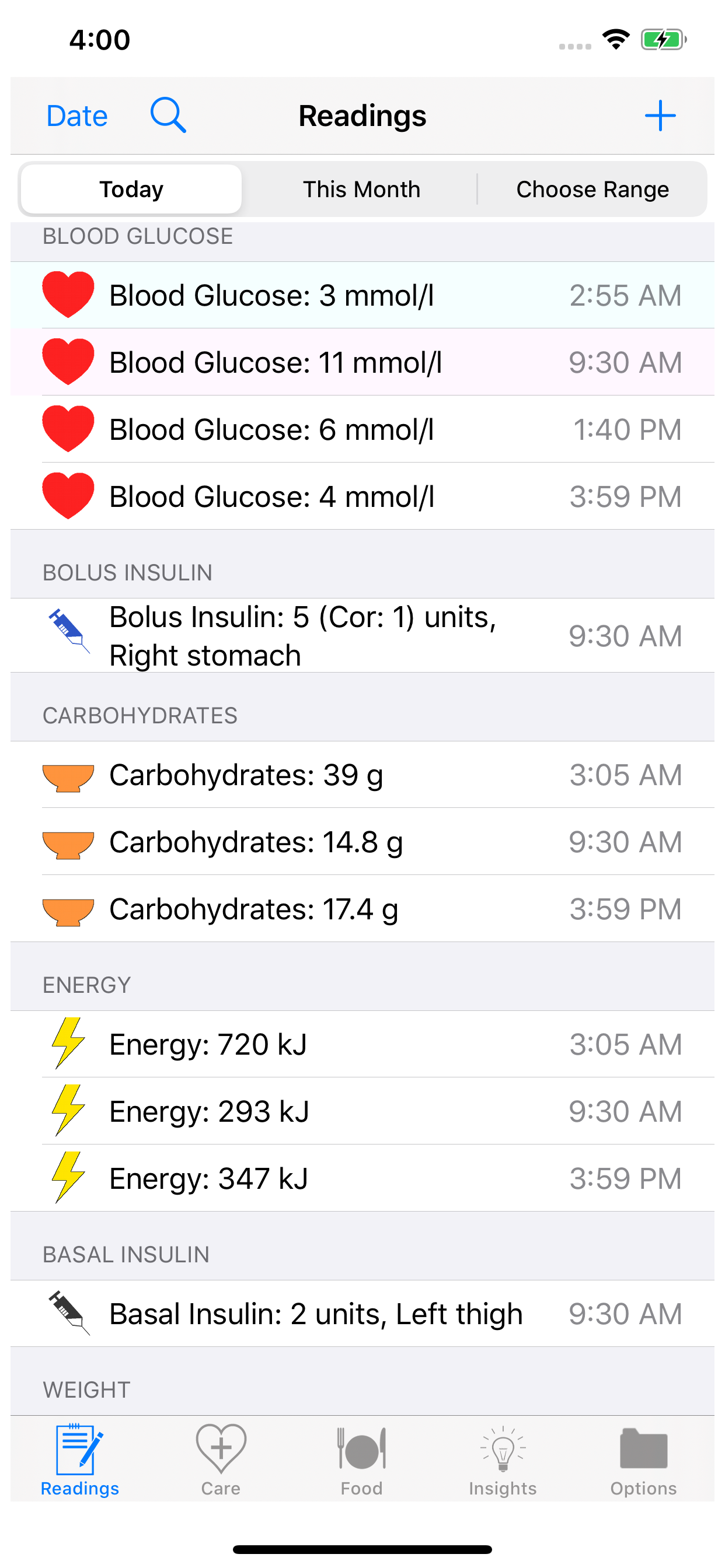 HealthGear - Diabetes
