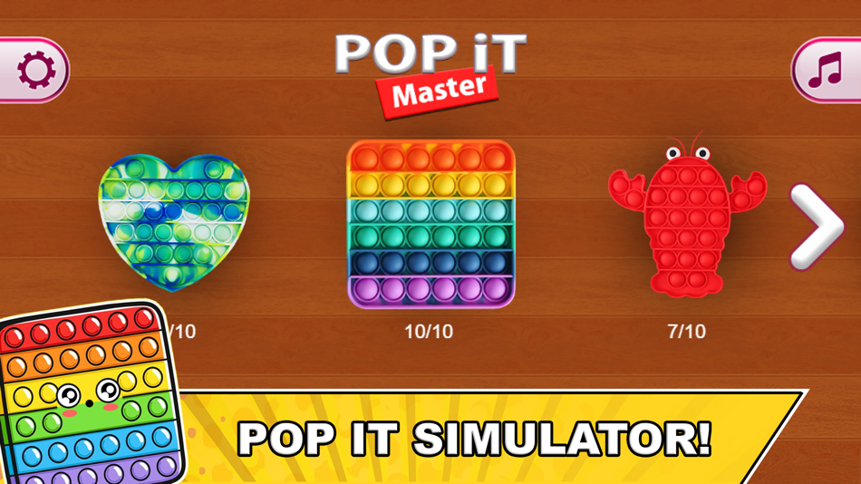 #1. Pop it Master: asmr calm games (iOS) By: Konstantin Radchenko