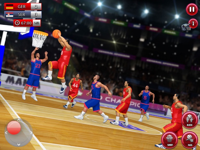 Real Dunk Basketball Games على App Store