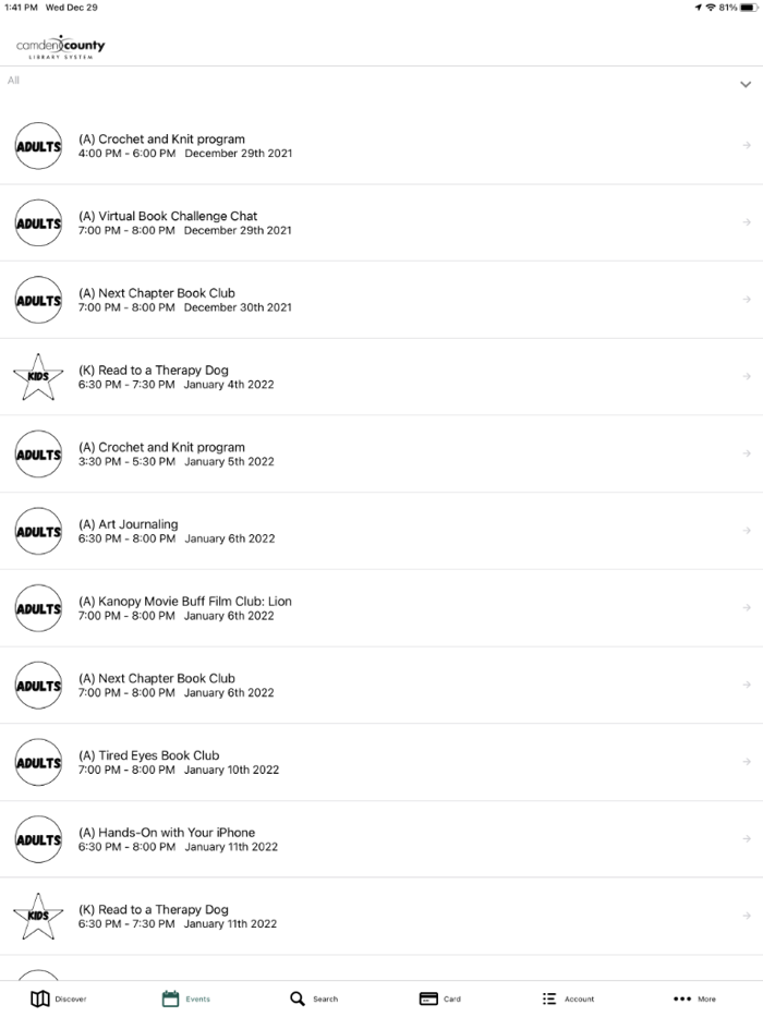 Camden County Library Mobile