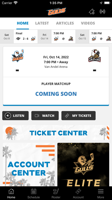 San Diego Gulls Hockey Screenshot