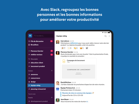 Screenshot #4 pour Slack pour l’EMM
