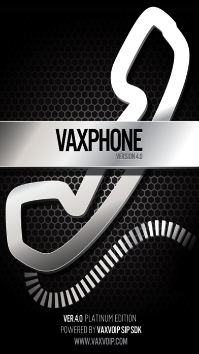 VaxPhone - SIP based softphone Screenshot