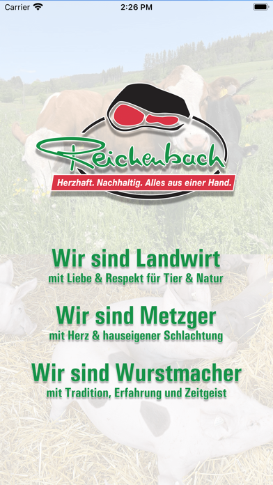Metzgerei Reichenbach Screenshot