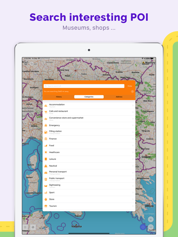 OsmAnd Maps Travel & Navigate iPad screenshot 5 - Travel app