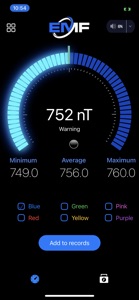 Emf Detector Radiation Reader screenshot #8 for iPhone