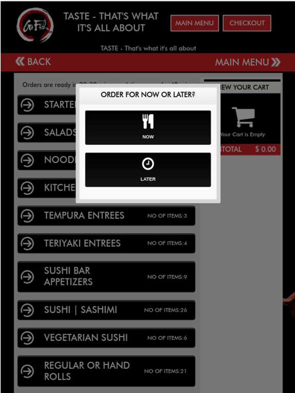 Screenshot #6 pour Go Fish Sushi Restaurant