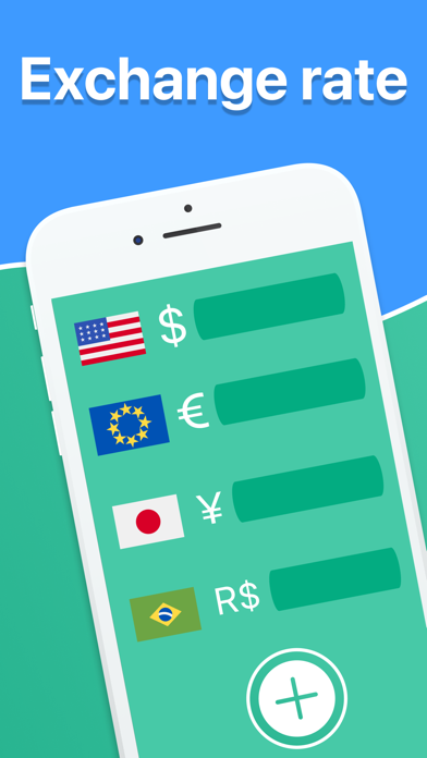 Currency converter, widget Screenshot