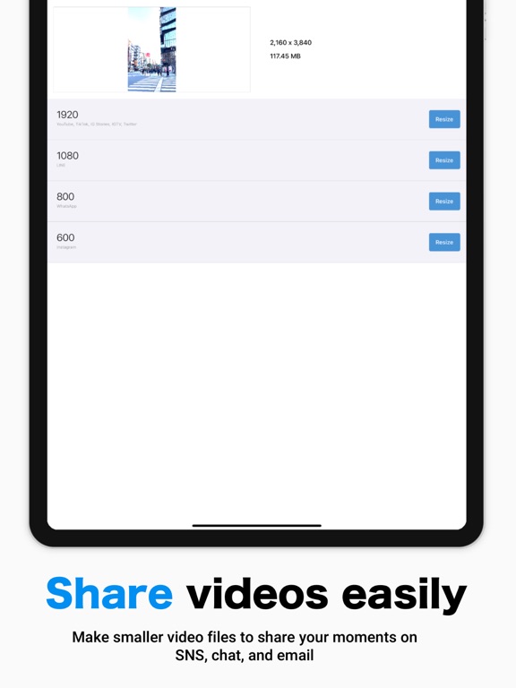 Screenshot #6 pour Video Storage Space Resizer
