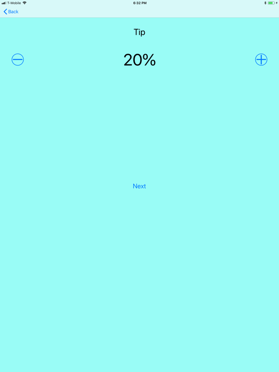 Bill Slicer - Tip and Split iPad screenshot 2 - Utilities app