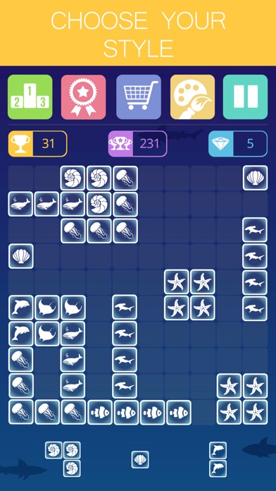 10x10 : fill the grid ! Screenshot