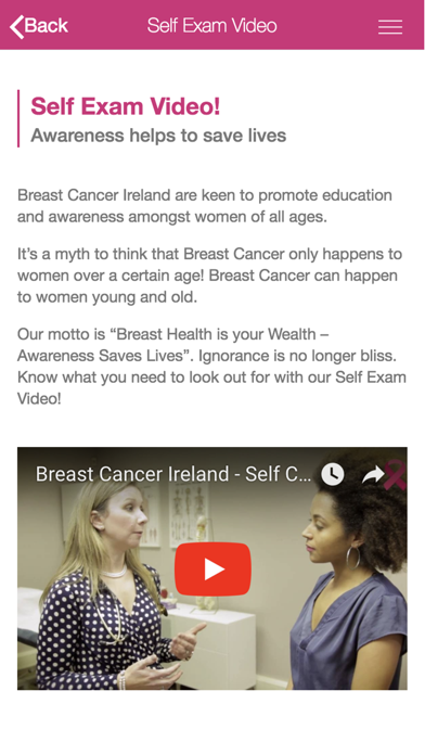 Breast Aware - BCI Screenshot