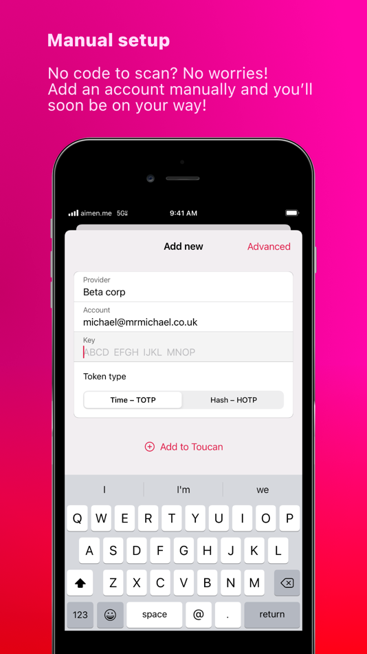 #6. Toucan Authenticator (iOS) 由: Michael Purdy