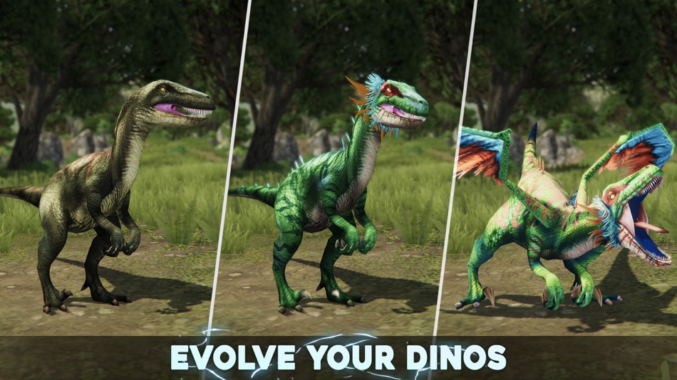 #1. Dino Tamers: Jurassic MMORPG (iOS) Bởi: AppForge Inc.