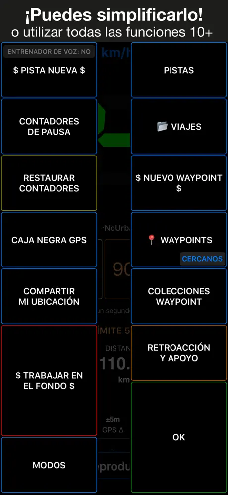 Velocímetro 55 Start. GPS, HUD