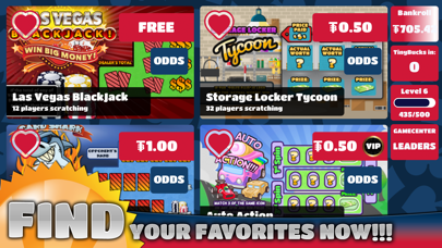 American Scratchers Lottery Screenshot