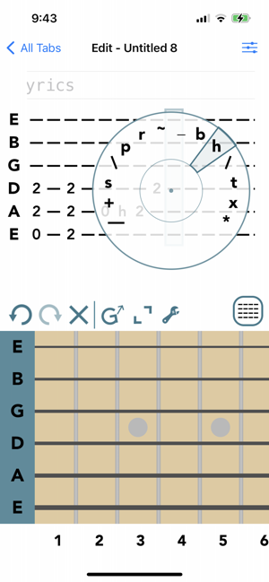 ‎Guitar Tab Maker Screenshot