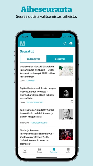 Mediuutiset Screenshot