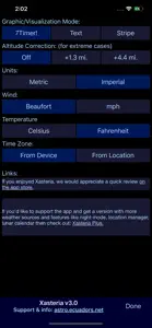 Xasteria: Astronomy Weather screenshot #10 for iPhone