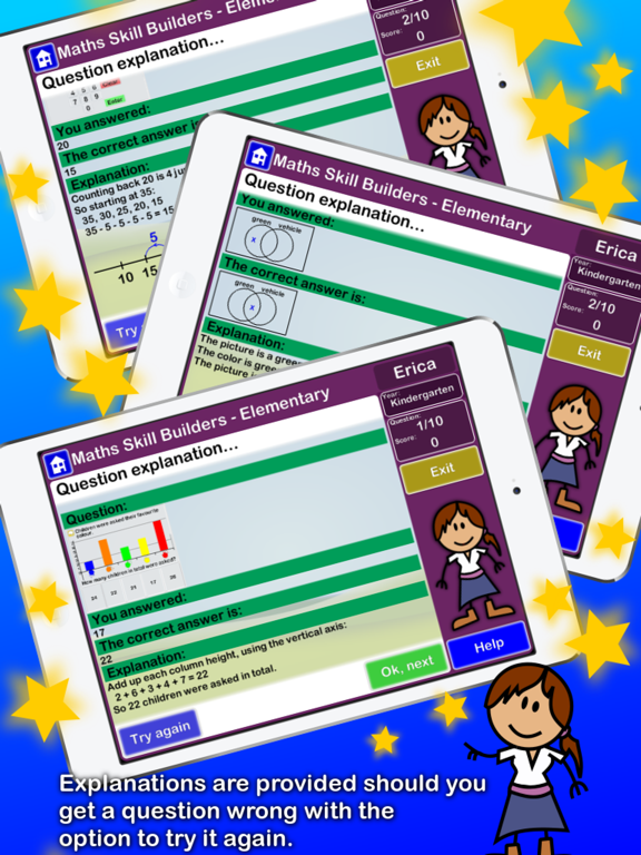 Maths, age 4-8 (US) iPad screenshot
