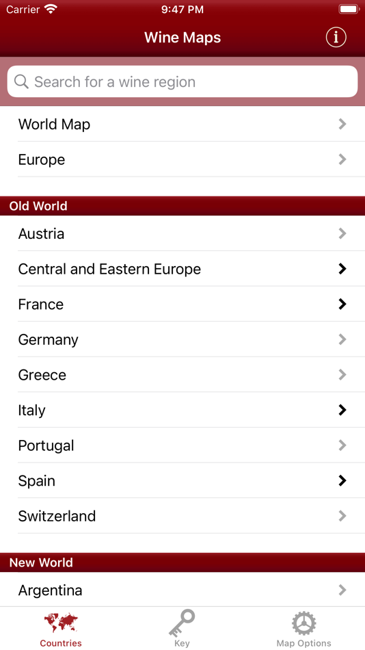 #1. Wine Maps (iOS) 由: Jonathan Lord