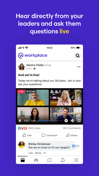 Workplace from Meta Screenshot