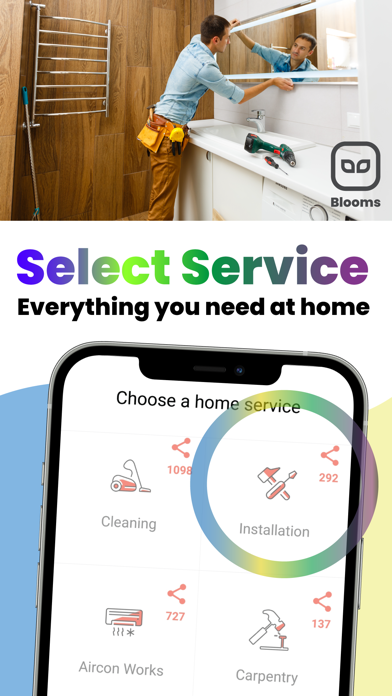 Blooms - Home Services Screenshot